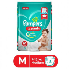 PAMPERS BABY DRY PANTS (M) 8PAD